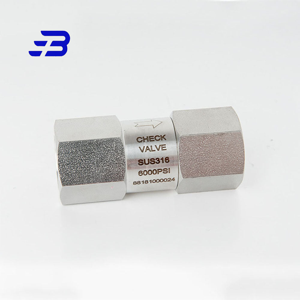 S.S. CHECK VALVE 1/4" 6000 PSI
