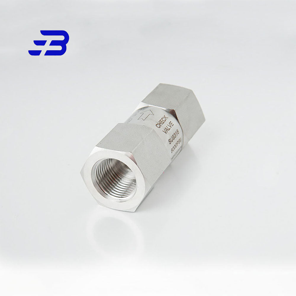 S.S. CHECK VALVE 1/4" 6000 PSI