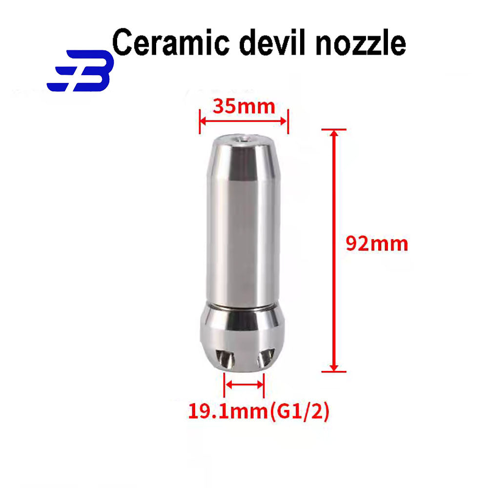 Ceramic Devil Cutting Nozzle 1/2“