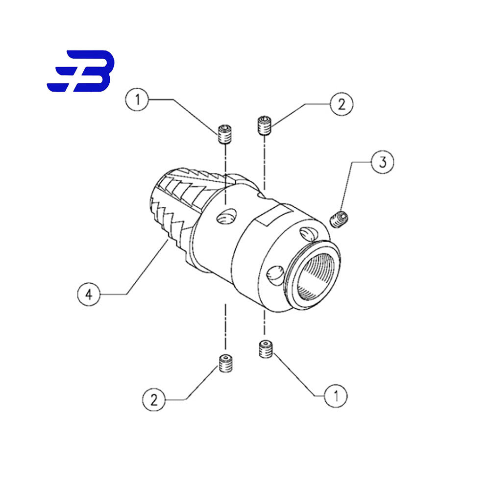 RR20 Rotating Drain Cleaning Head 1/2"