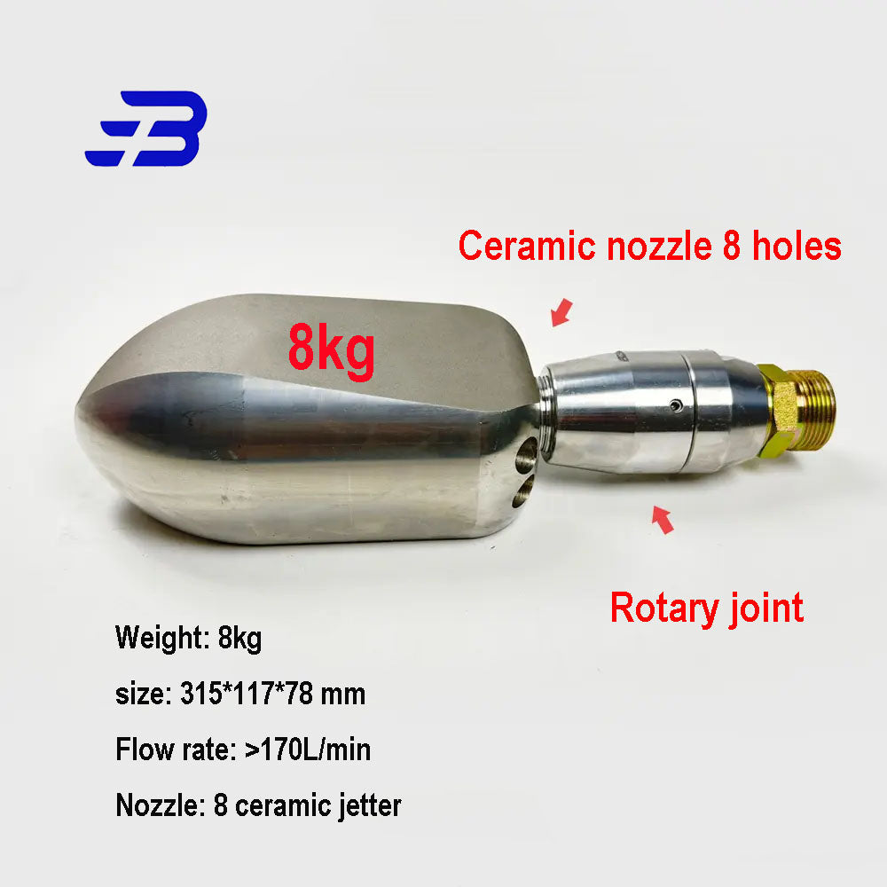 1" Flounder Nozzle 8kg