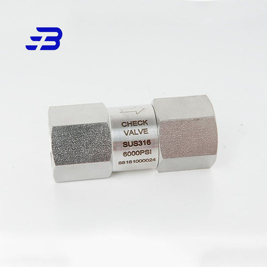 S.S. CHECK VALVE 1/4" 6000 PSI
