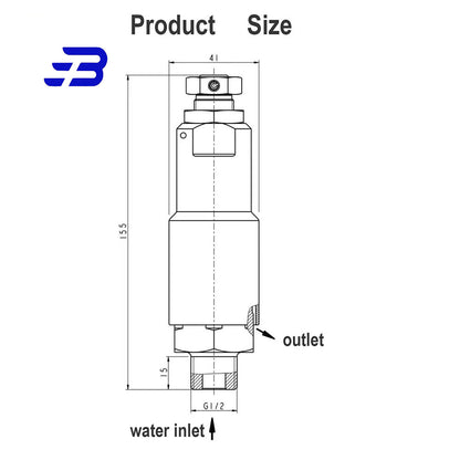 600Bar 80LPM Relief Valve AS600